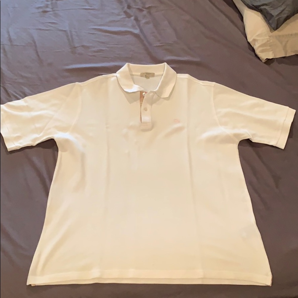 Burberry White Polo